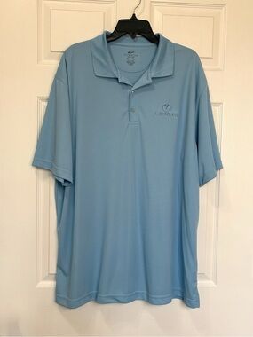 Lexus Performance Polo Shirt Mens XXL Heather Blue Ultra Club Cool & Dry Logo